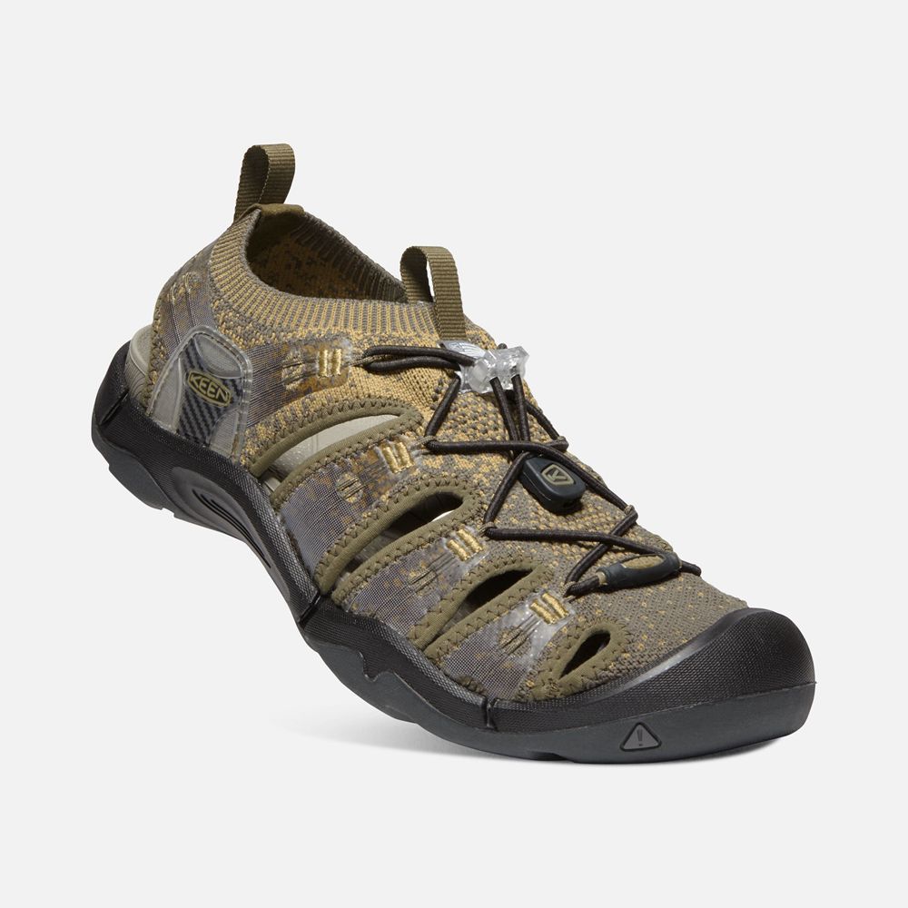 Sandales Keen Homme Vert Olive Foncé | Evofit One | BULVT-5196